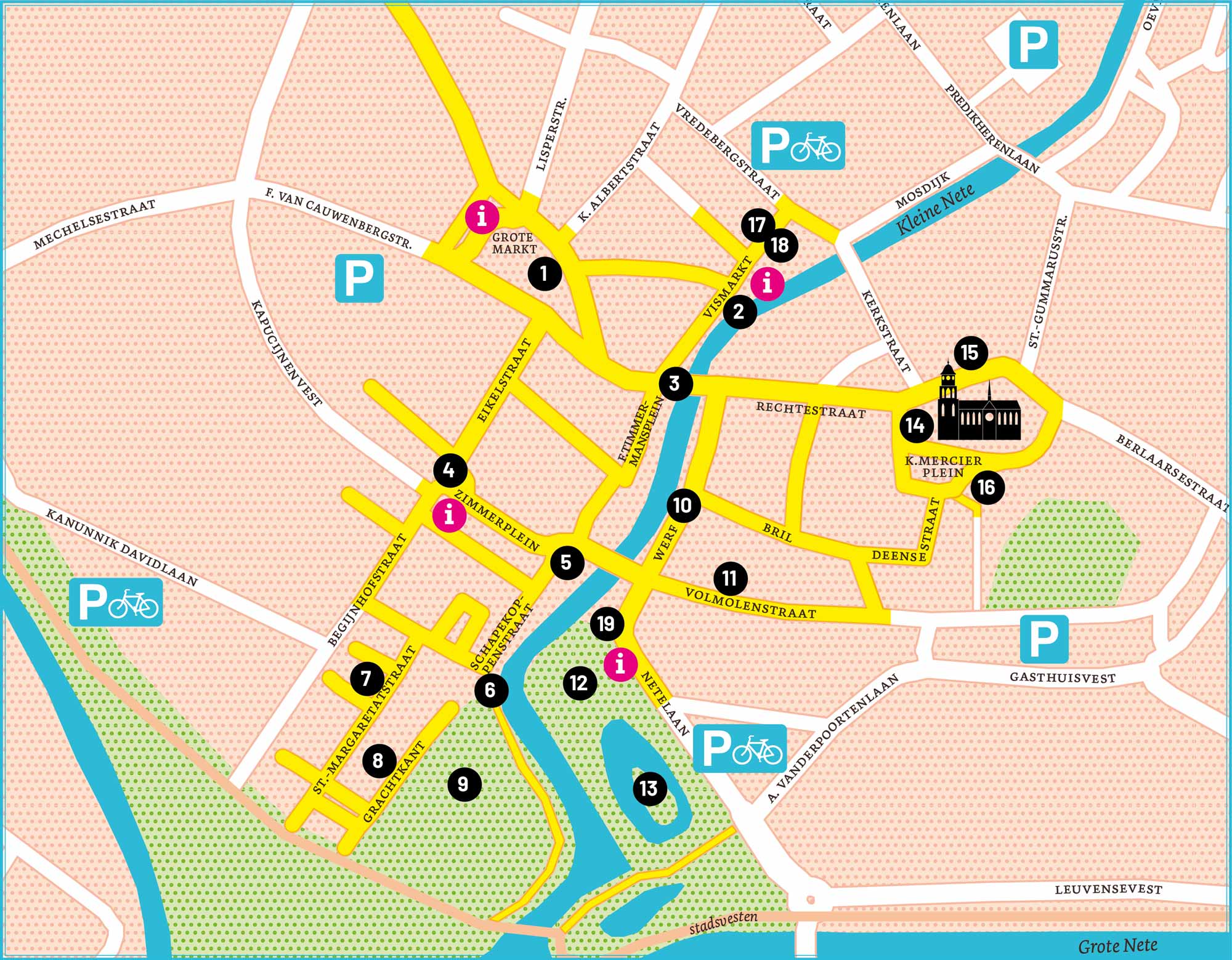 Locaties vaste en mobiele acts